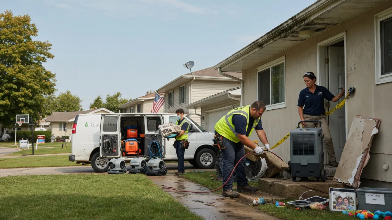 Water Damage Restoration in Benld, IL near me